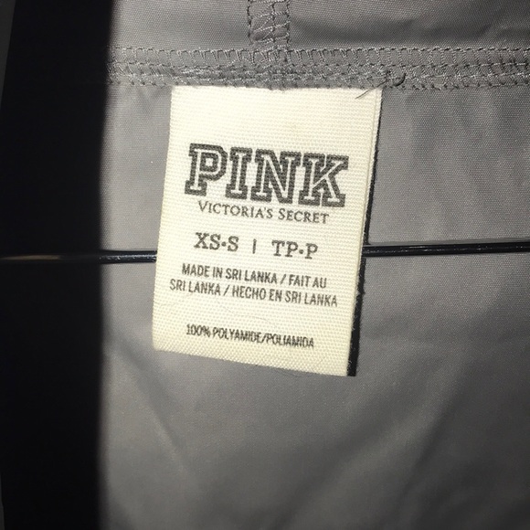 VS Pink-Grey Anorak Full Zip Hoodie Windbreaker - Picture 5 of 6